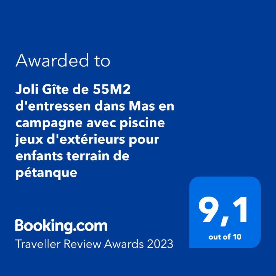 Offrez-Vous Un Sejour Dans Notre Gite A Entressen Une Grande Piscine Pour Se Rafraichir ,Un Espace De Jeux Pour Enfants Pour Des Heures De Divertissement Un Terrain De Petanque Pour Des Parties Endiablees Eksteriør billede